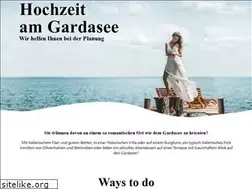 Sites similar to hochzeitamgardasee.de
