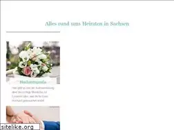 Sites similar to hochzeitinsachsen.de
