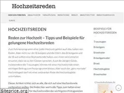 Sites similar to hochzeitsreden.org