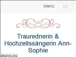 Sites similar to hochzeitssaengerin-annsophie.de