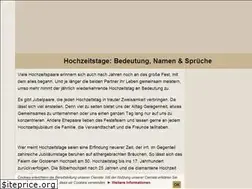 Sites similar to hochzeitstage-bedeutung.de