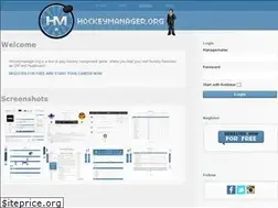 Sites similar to hockeymanager.org