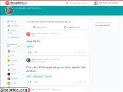 Sites similar to hoclaptrinh.vn