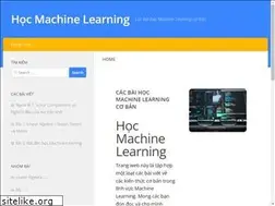 Sites similar to hocmachinelearning.com