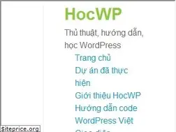 Sites similar to hocwp.net