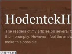 Sites similar to hodentekhelp.blogspot.com