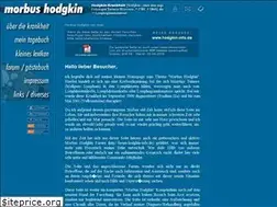 Sites similar to hodgkin-info.de