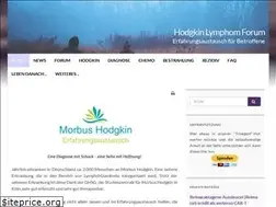 Sites similar to hodgkinlymphom.de