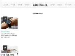 Sites similar to hodinky.info