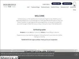 Sites similar to hoebridgegc.co.uk