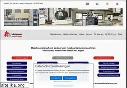 Sites similar to hoechsmann-maschinen.com