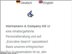 Sites similar to hoechsmann.de