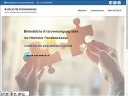 Sites similar to hoechster-pensionskasse.de