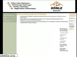 Sites similar to hoenle-bau.de