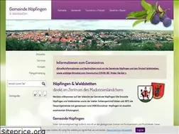 Sites similar to hoepfingen.de