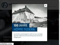 Sites similar to hoeppe-federn.de