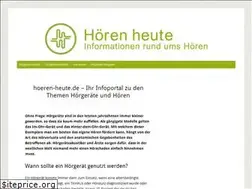 Sites similar to hoeren-heute.de