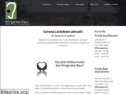 Sites similar to hoergeraete-baur.de