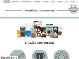 Sites similar to hoergeraetebatterientest.de