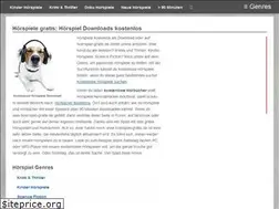 Sites similar to hoerspiel-gratis.de