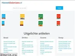 Sites similar to hoeveelcalorieen.nl