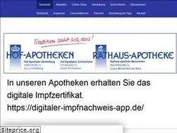 Sites similar to hof-apotheken.de