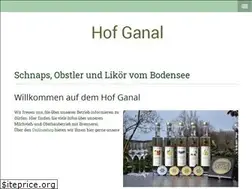 Sites similar to hof-ganal.de