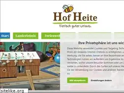 Sites similar to hof-heite.de
