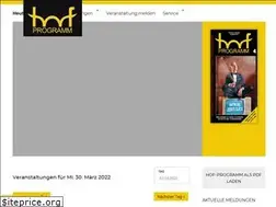 Sites similar to hof-programm.de