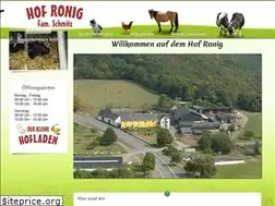 Sites similar to hof-ronig.de