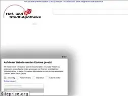 Sites similar to hof-und-stadt-apotheke.de