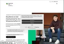 Sites similar to hof-university.de