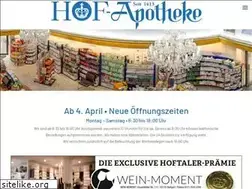 Sites similar to hofapotheke.de