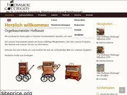Sites similar to hofbauer-orgelbau.de