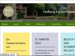 Sites similar to hofberg-freilichttheater.de