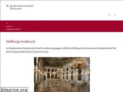 Sites similar to hofburg-innsbruck.at