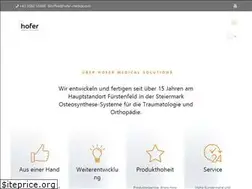 Sites similar to hofer-medical.com