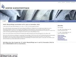 Sites similar to hofer-vliesstofftage.de