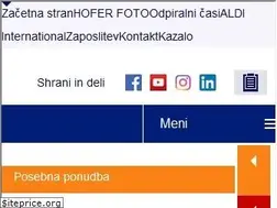 Sites similar to hofer.si