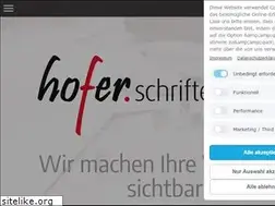 Sites similar to hoferschriften.ch
