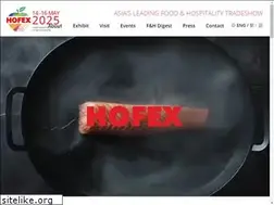 Sites similar to hofex.com