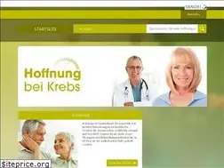 Sites similar to hoffnung-bei-krebs.de