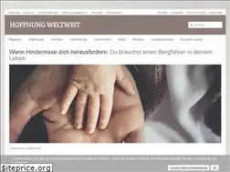 Sites similar to hoffnungweltweit.info
