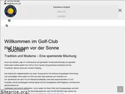 Sites similar to hofhausengolf.de