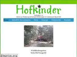 Sites similar to hofkinder.com