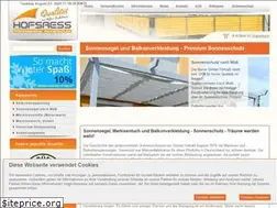 Sites similar to hofsaess-sonnenschutz.de