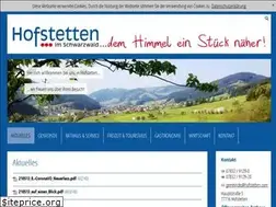 Sites similar to hofstetten-schwarzwald.de
