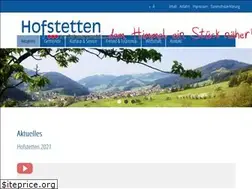 Sites similar to hofstetten.com