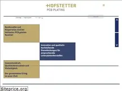 Sites similar to hofstetter-pcb.ch