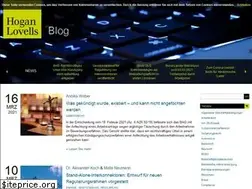 Sites similar to hoganlovells-blog.de
